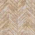 Parquet chevron bleached oak seamless floor texture Royalty Free Stock Photo