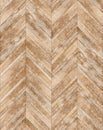 Parquet chevron bleached oak seamless floor texture Royalty Free Stock Photo