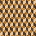 Parquet 3d cube seamless texture