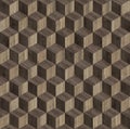 Parquet 3d cube seamless texture