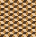 Parquet 3d cube seamless texture