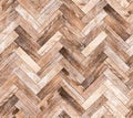 Parquet herringbone bleached oak seamless floor texture Royalty Free Stock Photo