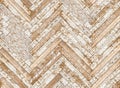 Parquet herringbone bleached oak seamless floor texture Royalty Free Stock Photo