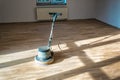 Parquet polishing machine Royalty Free Stock Photo