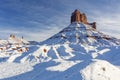 Parriott Mesa after Winter Storm Royalty Free Stock Photo