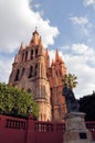 Parroquia Church, San Miguel de Allende Royalty Free Stock Photo