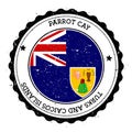 Parrot Cay flag badge.