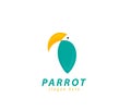 Parrot design logo