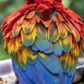 Parrot in jungle at Guembe Park.