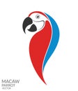 Parrot. Macaw