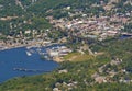 Parry Sound aerial Royalty Free Stock Photo