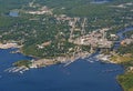 Parry Sound aerial Royalty Free Stock Photo