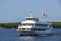 Parry Sound, Ontario, Canada - August 11, 2021: The Island Queen taking tourists for a cruise on a sunny day on Georgian Bay Royalty Free Stock Photo