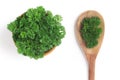 Parsley into a bowl Royalty Free Stock Photo