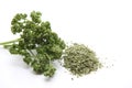 Parsley freshly and dryly Royalty Free Stock Photo