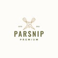 Parsnip with home kitchen vintage logo