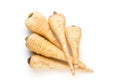 Parsnip isolated on the white background. Royalty Free Stock Photo