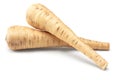 Parsnip root isolated on white background. clipping path Royalty Free Stock Photo