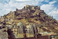 Parsvanatha Jain Temple Inside Kumbhalgarh Fort westerly range of Aravalli Hills Royalty Free Stock Photo