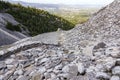 Part of the abandoned Penteli marble quarry in Attika, Greece