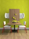 Part of the abstract dining-room Royalty Free Stock Photo