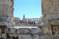 Part of amphitheater in the city of Pula Croatia