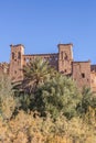 Part of the ancient Ait Benhaddou village in Morocco Royalty Free Stock Photo