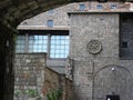 Ancient medieval building to Viterbo in Italy.