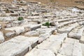 Part of Athens Theater of Dionysus Royalty Free Stock Photo