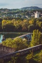 Part of Avignon bridge across Rhone Royalty Free Stock Photo