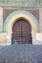 Part of the Bab el-Mansour gate, Morocco