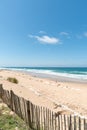 Lacanau, Atlantic Ocean, France, view over the beach