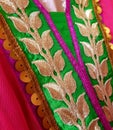 Part of a beautiful dress from Indian subcontinent