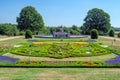 Garden and Flora Fountain at Witley Court, Worcestershire, England. Royalty Free Stock Photo