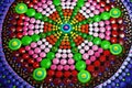 Part of beautiful mandala hand painted Royalty Free Stock Photo