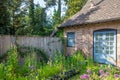 Old house in british countryside with sunlight Royalty Free Stock Photo