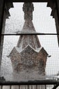 Part of bell tower Epiphany Cathedral in Kazan Royalty Free Stock Photo