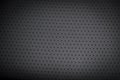 Part of black perforated leather Royalty Free Stock Photo