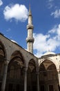 Part of Blue Mosque courtyard Royalty Free Stock Photo