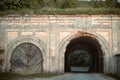 Part of Brest Fortress. Gate and road to Memorial