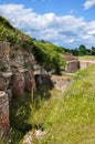 Part of the brick ruins of Basing House, Hampshire Royalty Free Stock Photo