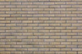 Part of brick wall with yellow bricks Royalty Free Stock Photo
