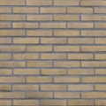 Part of brick wall with yellow bricks Royalty Free Stock Photo