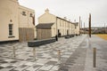 Part of the British Army military installation sleeping quarters in the old Ebrington barracks in Londonderry in Northern Ireland