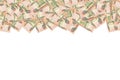 Part of brown Guyana 1000 dollars Banknote pattern Royalty Free Stock Photo