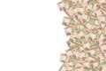 Part of brown Guyana 1000 dollars Banknote pattern Royalty Free Stock Photo