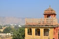 Part the building of the Palace the winds Hava Makhal in Jaipur India Royalty Free Stock Photo