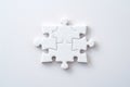 Part business piece white shape jigsaw pattern connect solution concept idea game puzzle Royalty Free Stock Photo