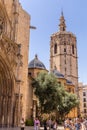Part of the Cathedral of Valencia Royalty Free Stock Photo