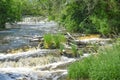 Cedar Creek Waterfall in Cedarburg, Wisconsin